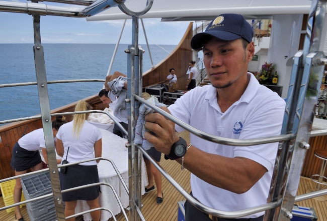 MY Christina O cuisine - Stef Bravin - Superyacht Profiles