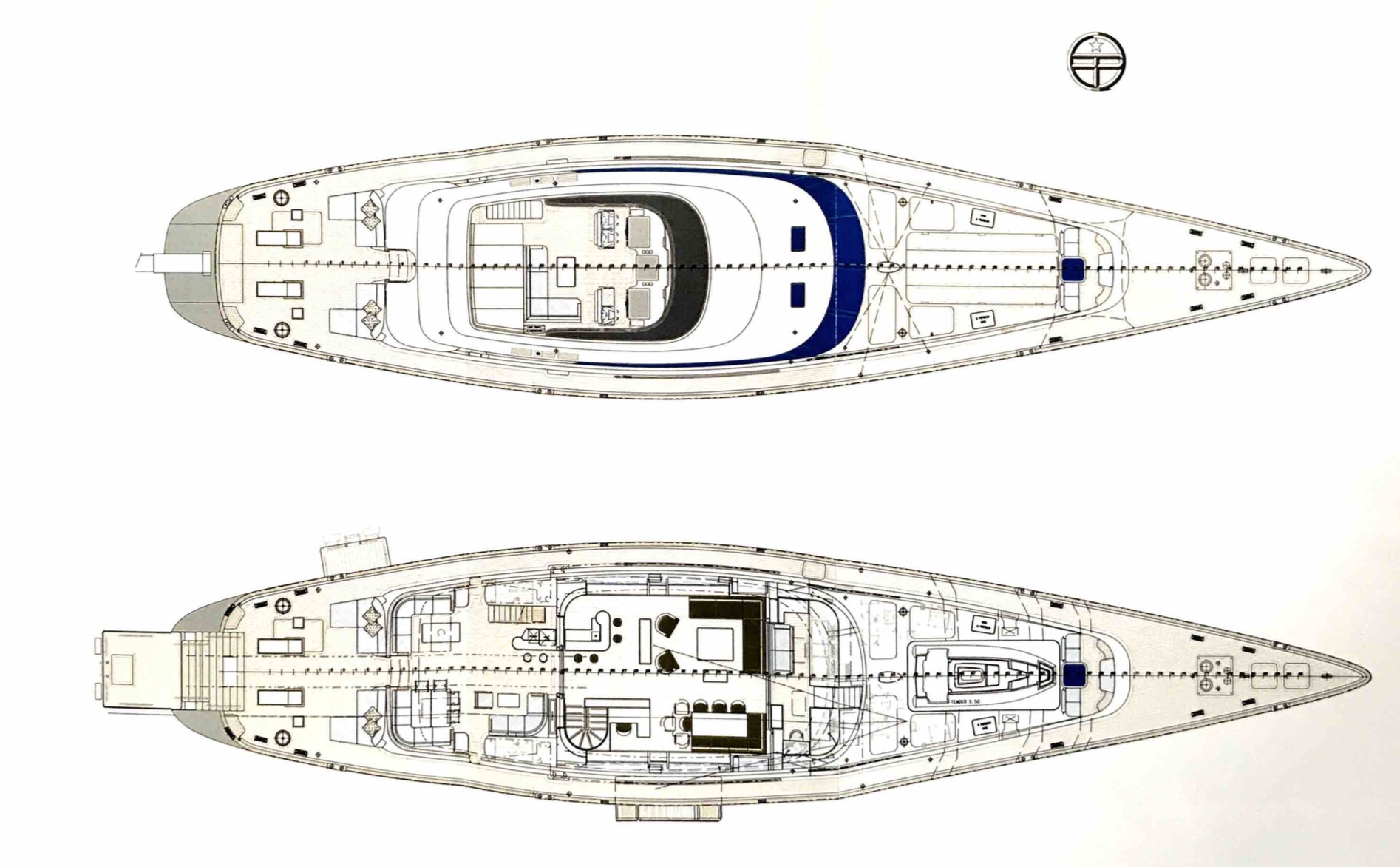 Clan VIII GA main and upper decks Superyacht Profiles Clan VIII GA main and upper decks Superyacht Profiles