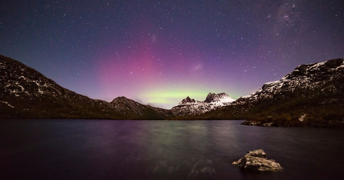 GAMMA Pelorus Tasmania Aurora Australia Over Cradle Mountain Credit Pierre Destribats